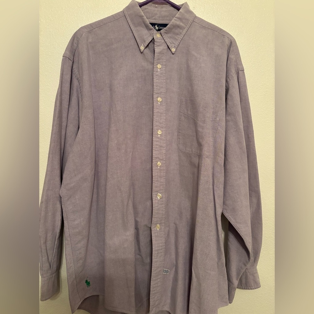 Ralph Lauren the big Oxford button up XL